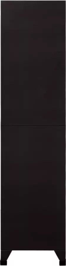 Vida XL Lockerkast 90x45x180 cm staal zwart SKU: V339806 - Foto 3