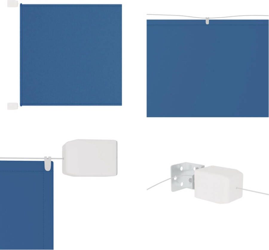 VidaXL Luifel verticaal 60x360 cm oxford stof blauw Verticale Luifel Verticale Luifels Luifel Verticaal Scherm