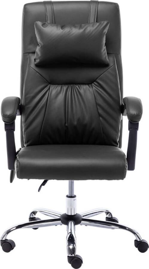 VidaXL -Massage-kantoorstoel-kunstleer-zwart - Foto 3