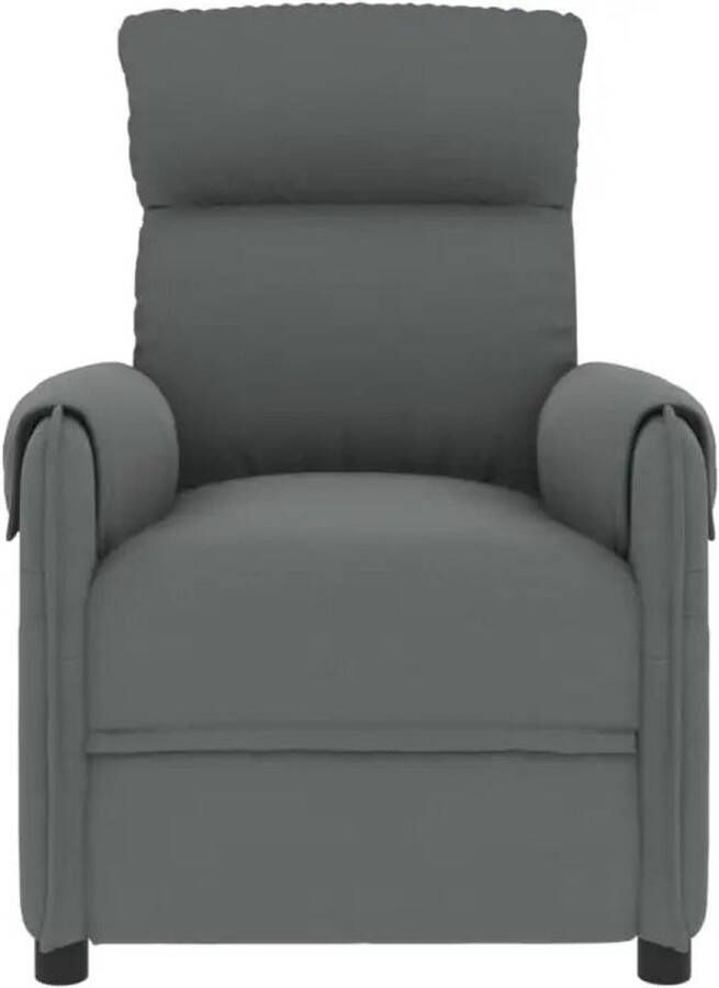 VidaXL Massagestoel verstelbaar stof lichtgrijs - Foto 3