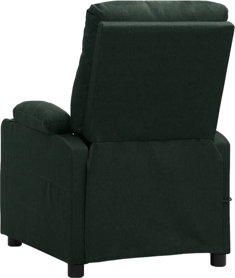VidaXL -Massagestoel-elektrisch-verstelbaar-stof-donkergroen - Foto 2