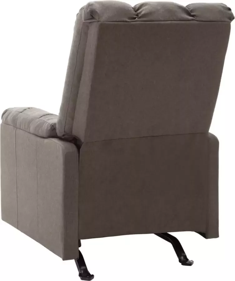 VidaXL -Massagestoel-verstelbaar-stof-bruin