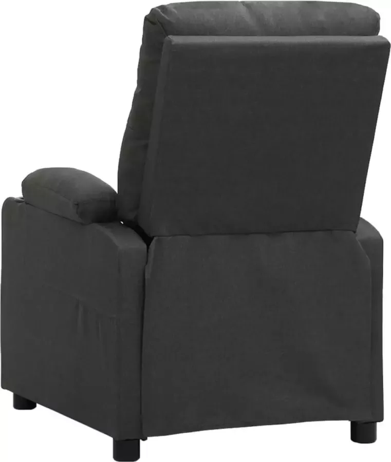 VidaXL Massagestoel verstelbaar stof donkergrijs - Foto 2