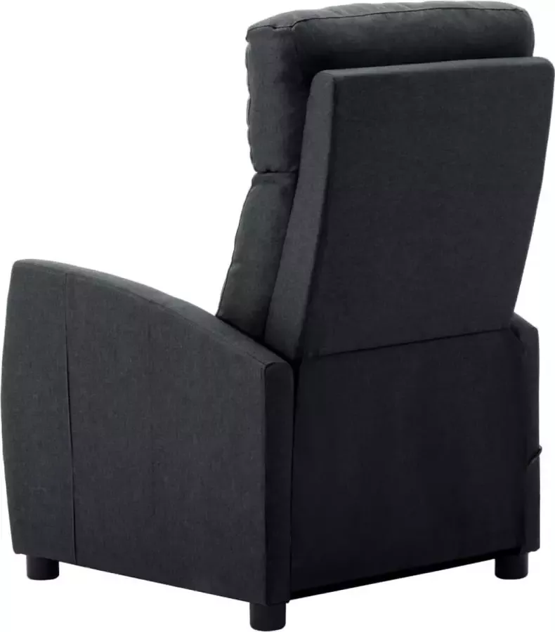 VidaXL Massagestoel verstelbaar stof donkergrijs - Foto 3