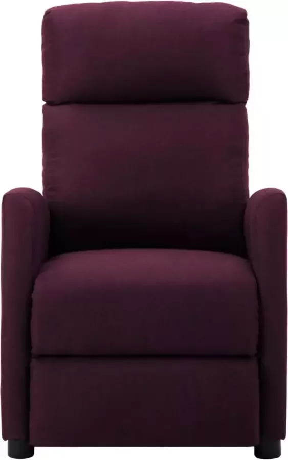 VidaXL Massagestoel verstelbaar stof paars - Foto 3