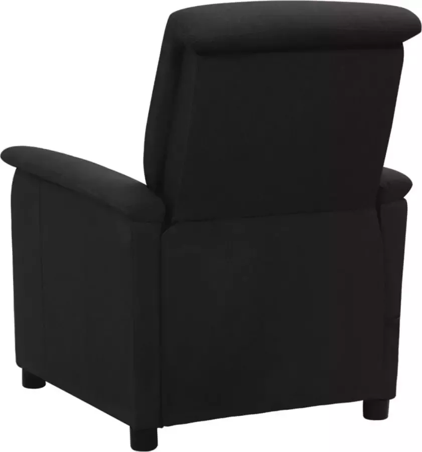 VidaXL Massagestoel verstelbaar stof zwart