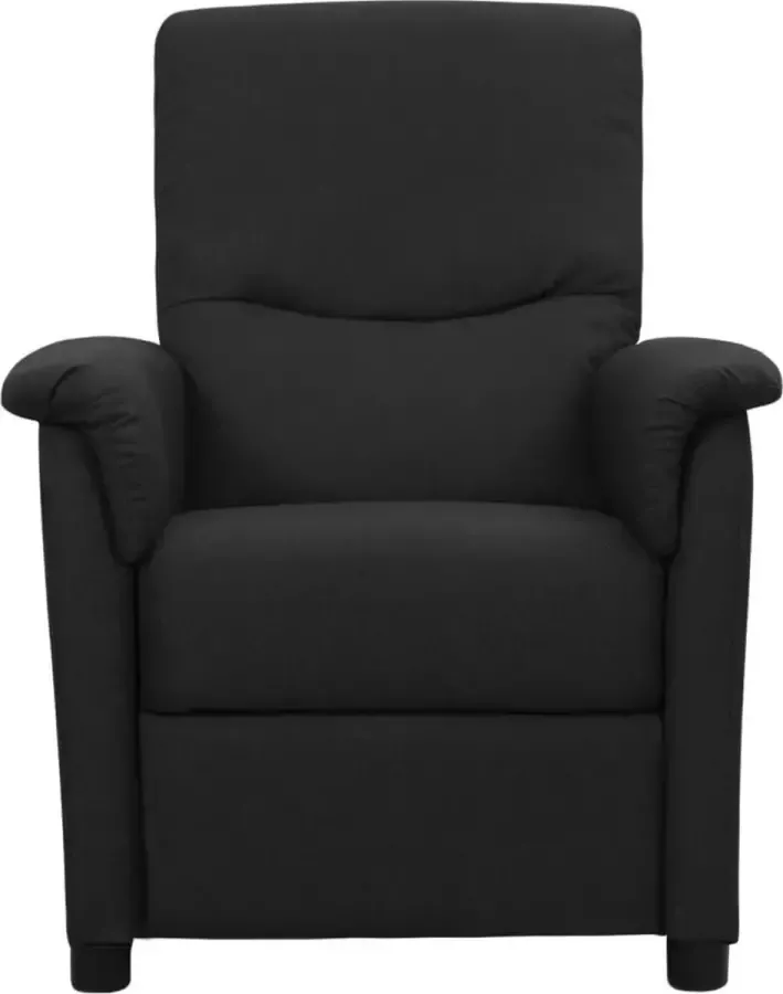 VidaXL Massagestoel verstelbaar stof zwart - Foto 2