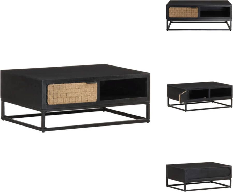 VidaXL Salontafel Salontafels Koffietafel Koffietafels Salontafel 90x60x35 cm massief mangohout