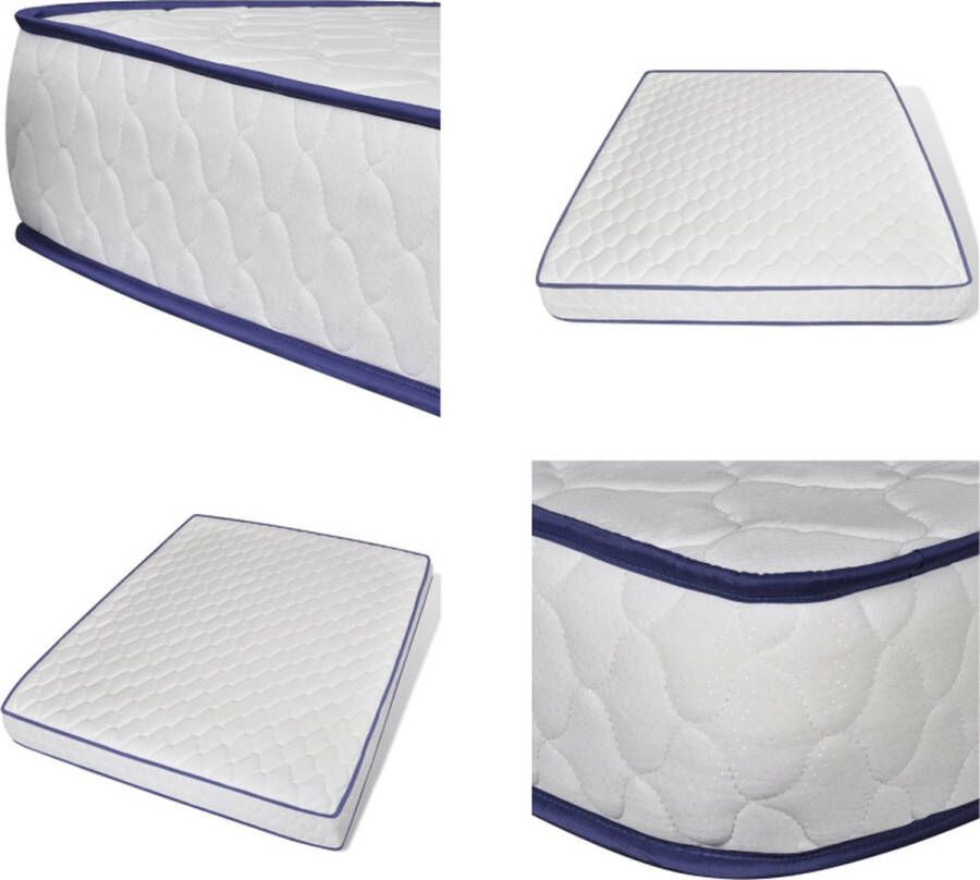 VidaXL Matras 200x160x17 cm traagschuim Traagschuimmatras Traagschuimmatrassen Traagschuim Matras Traagschuim Matrassen
