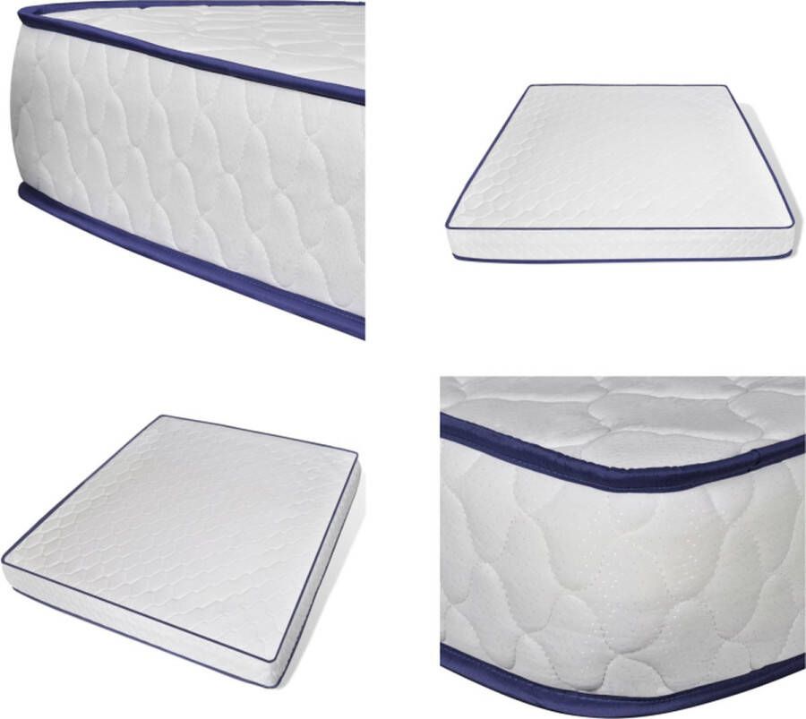 VidaXL Matras 200x180x17 cm traagschuim Traagschuimmatras Traagschuimmatrassen Traagschuim Matras Traagschuim Matrassen