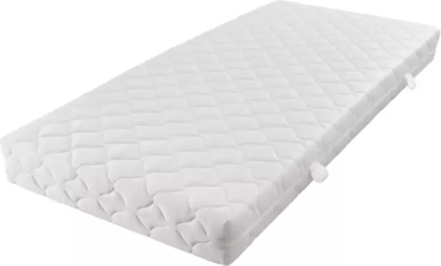 VidaXL -Matras-met-een-wasbare-hoes-200x160x17-cm - Foto 2