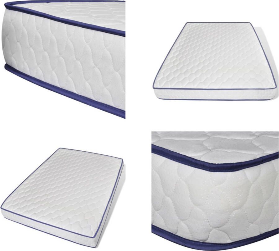 VidaXL Matras traagschuim 200x140x17 cm Traagschuimmatras Traagschuimmatrassen Traagschuim Matras Traagschuim Matrassen