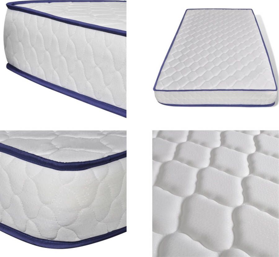 VidaXL Matras traagschuim 200x90x17 cm Traagschuimmatras Traagschuimmatrassen Traagschuim Matras Traagschuim Matrassen