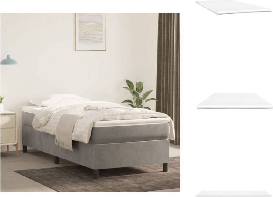 VidaXL Dekmatras Dekmatrassen Matras Topmatras Dekmatras 100x200x5 cm - Foto 2