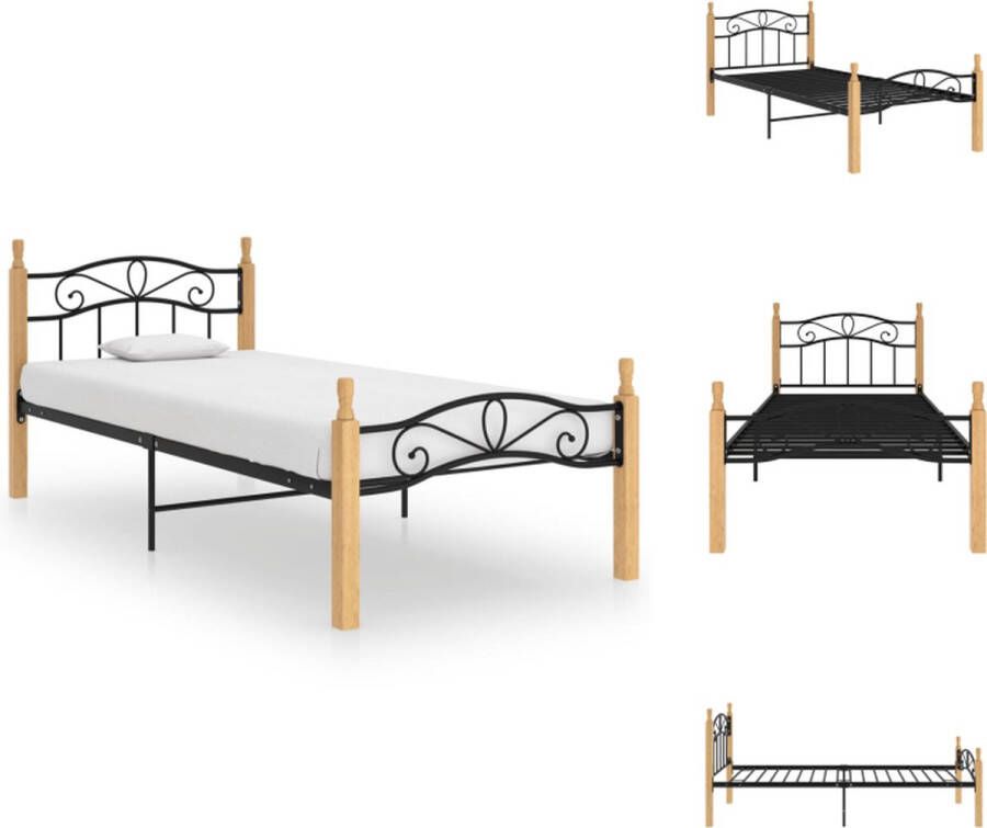 vidaXL Metalen Bedframe Designer Bedden 210x107x90cm Montage vereist Bed