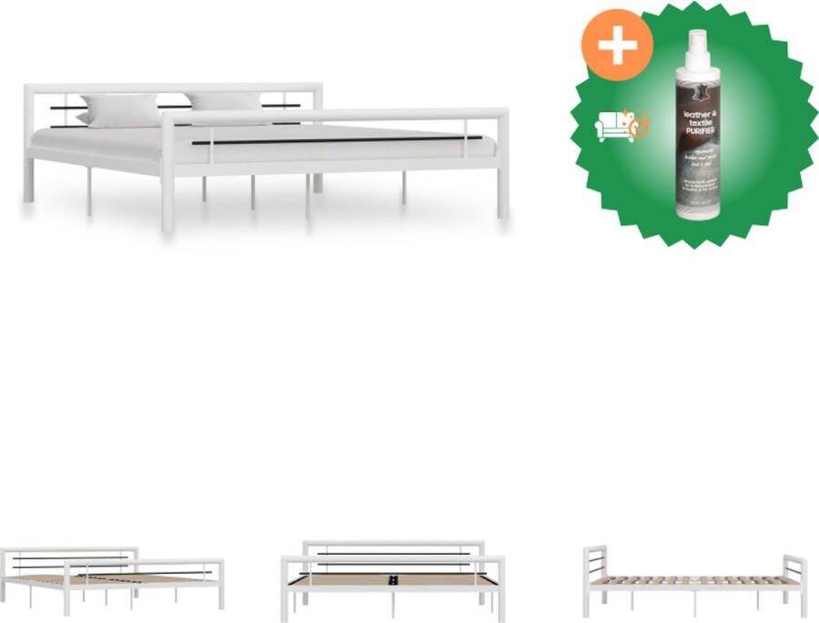 VidaXL Metalen Bedframe Elegant en Klassiek Bed 180x200 cm Ken- Massieve constructie Bed Inclusief Reiniger