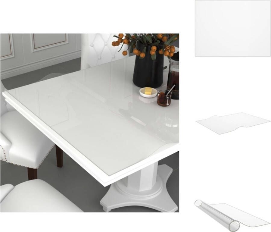 VidaXL Tafelbeschermer Tafelbeschermers Tafelfolie Tafelfolies Tafelbeschermer 120x90 cm 1-6 mm PVC transparant