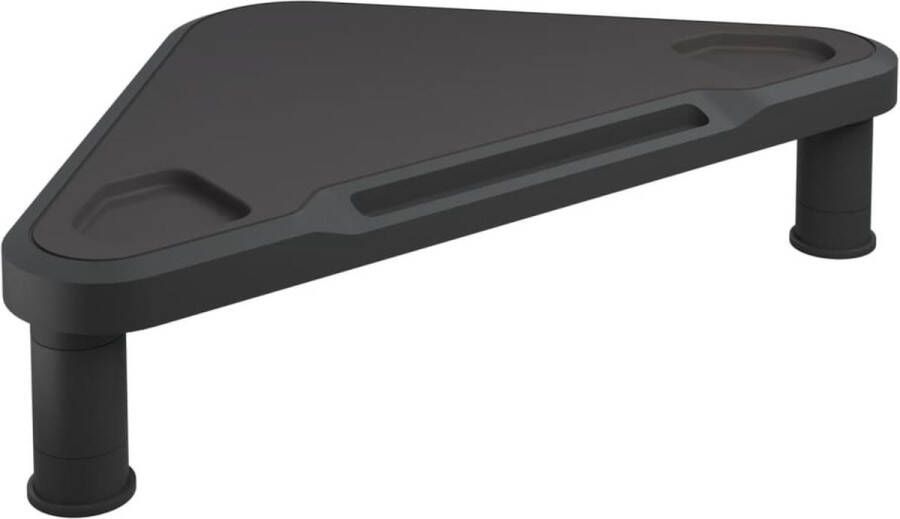 VidaXL Monitorstandaard Hoek Verstelbaar Zwart Monitorstandaard Computerstandaard Laptop Stand Bureau Accessoires Kantooraccessoires Ergonomic