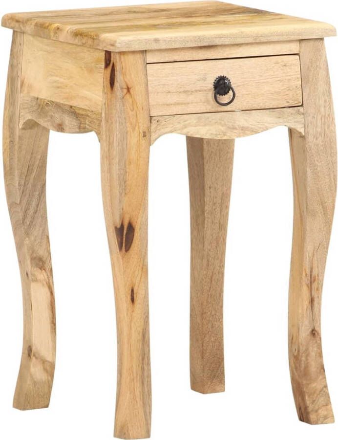 VidaXL -Nachtkastje-28x28x46-cm-massief-mangohout