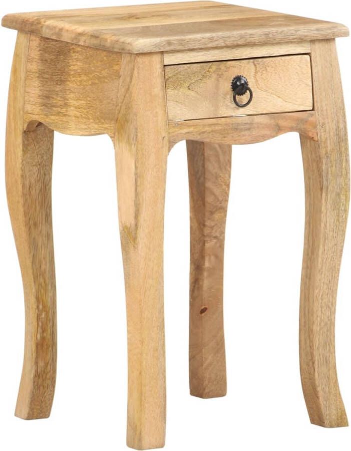 VidaXL -Nachtkastje-28x28x46-cm-massief-mangohout - Foto 2
