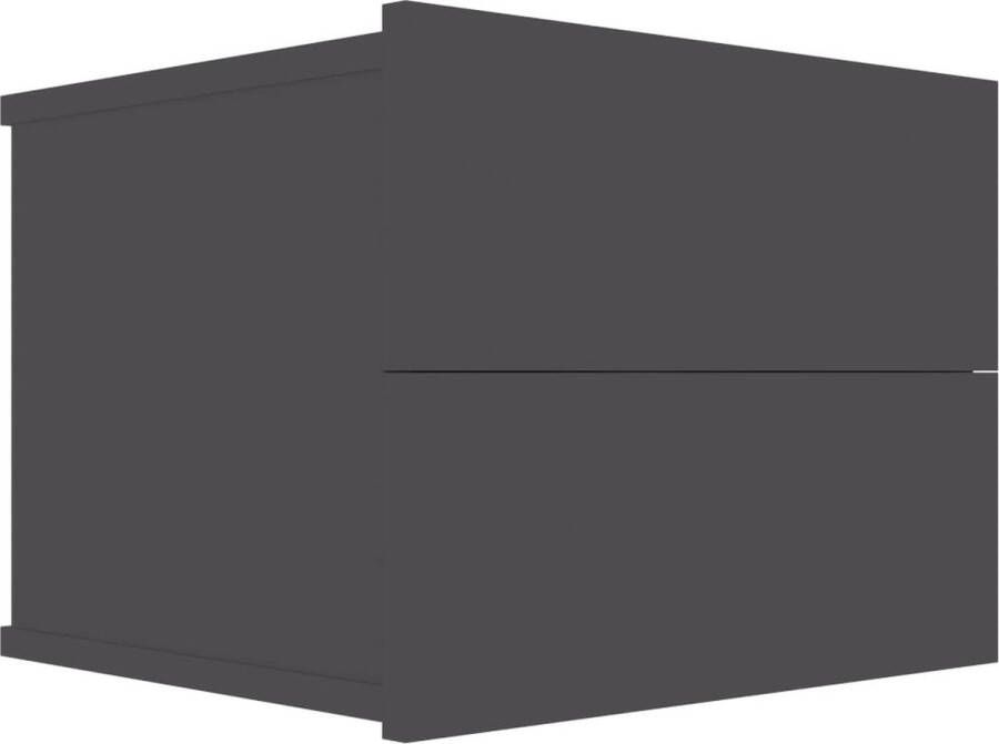 VidaXL -Nachtkastje-40x30x30-cm-spaanplaat-grijs