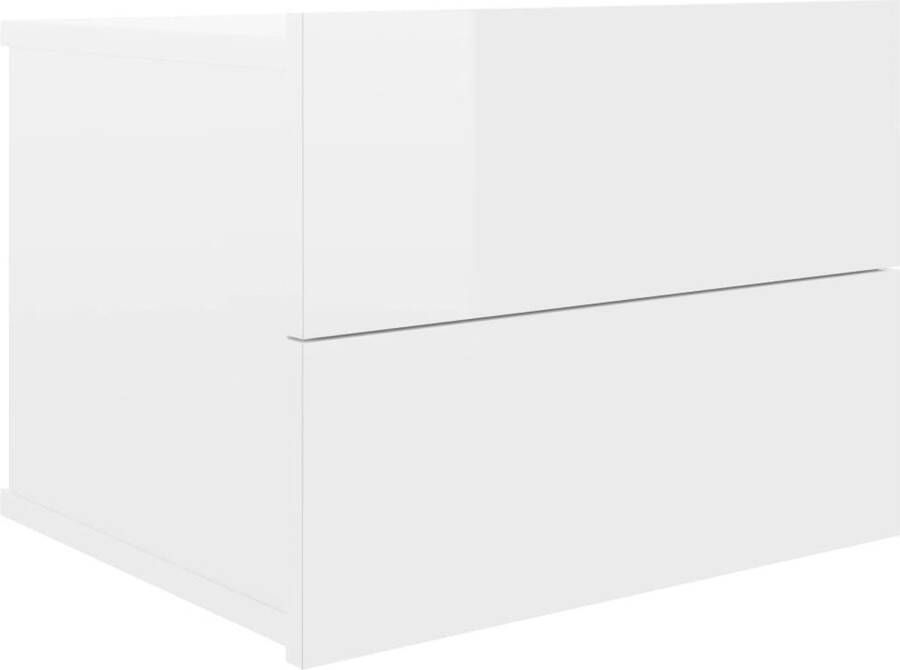 VidaXL -Nachtkastje-40x30x30-cm-bewerkt-hout-hoogglans-wit