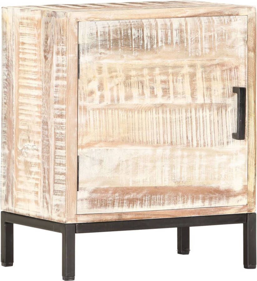 VidaXL Nachtkastje 40x30x50 cm massief sheeshamhout - Foto 4