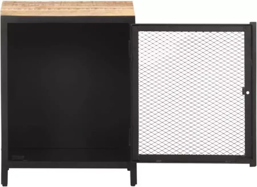 VidaXL -Nachtkastje-40x30x53-cm-massief-ruw-mangohout - Foto 3