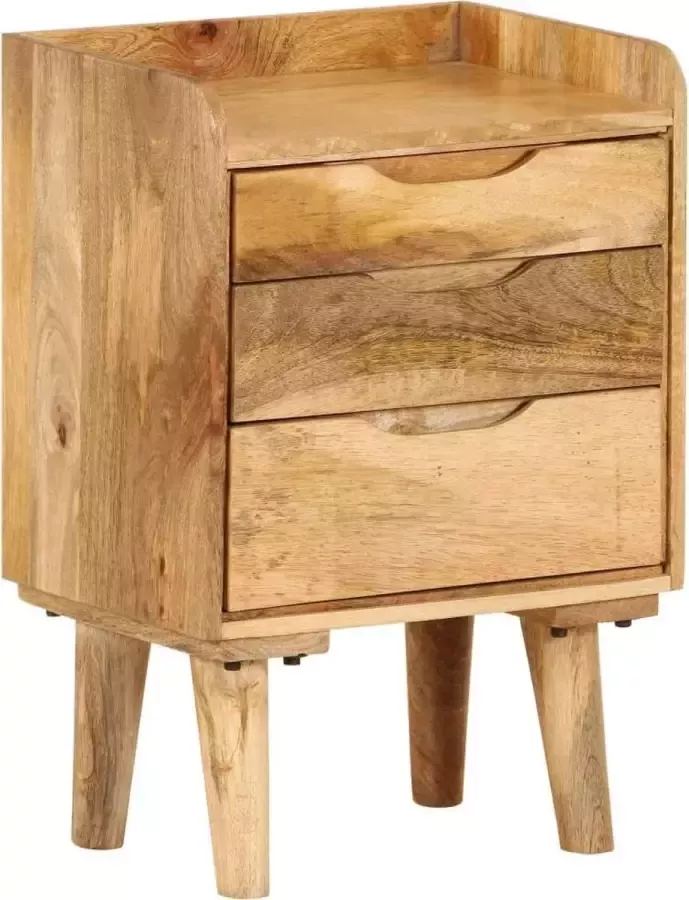 VidaXL Nachtkastje 40x30x59 5 cm massief mangohout