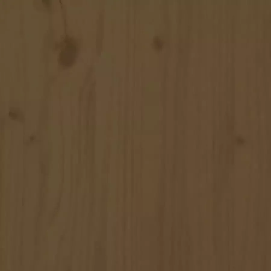 VidaXL   Nachtkastje 40x34x45 cm massief grenenhout honingbruin - Foto 3