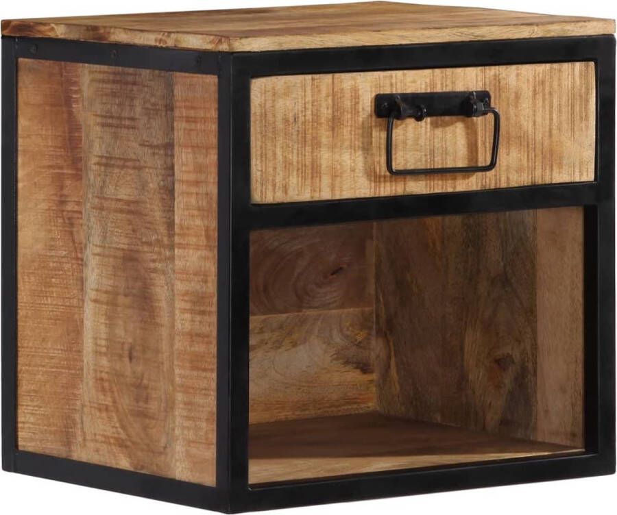 VidaXL -Nachtkastje-40x35x40-cm-massief-mangohout - Foto 2