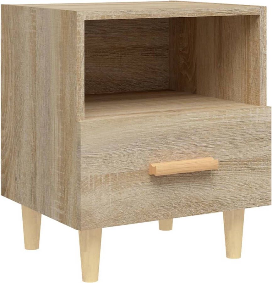 VidaXL -Nachtkastje-40x35x47-cm-sonoma-eikenkleurig - Foto 3