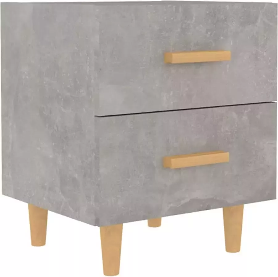 VidaXL -Nachtkastje-40x35x47 5-cm-betongrijs - Foto 3