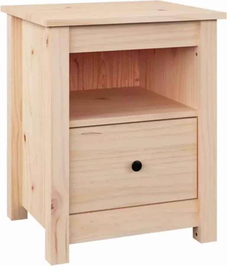 VidaXL -Nachtkastje-40x35x49-cm-massief-grenenhout - Foto 2