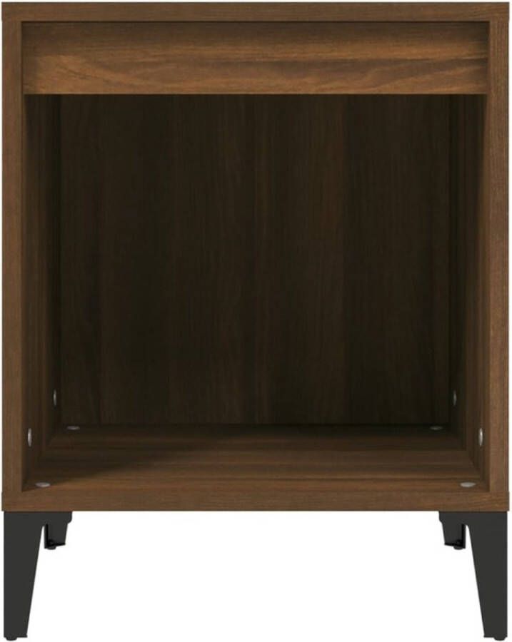 VidaXL -Nachtkastje-40x35x50-cm-bruineikenkleurig - Foto 4