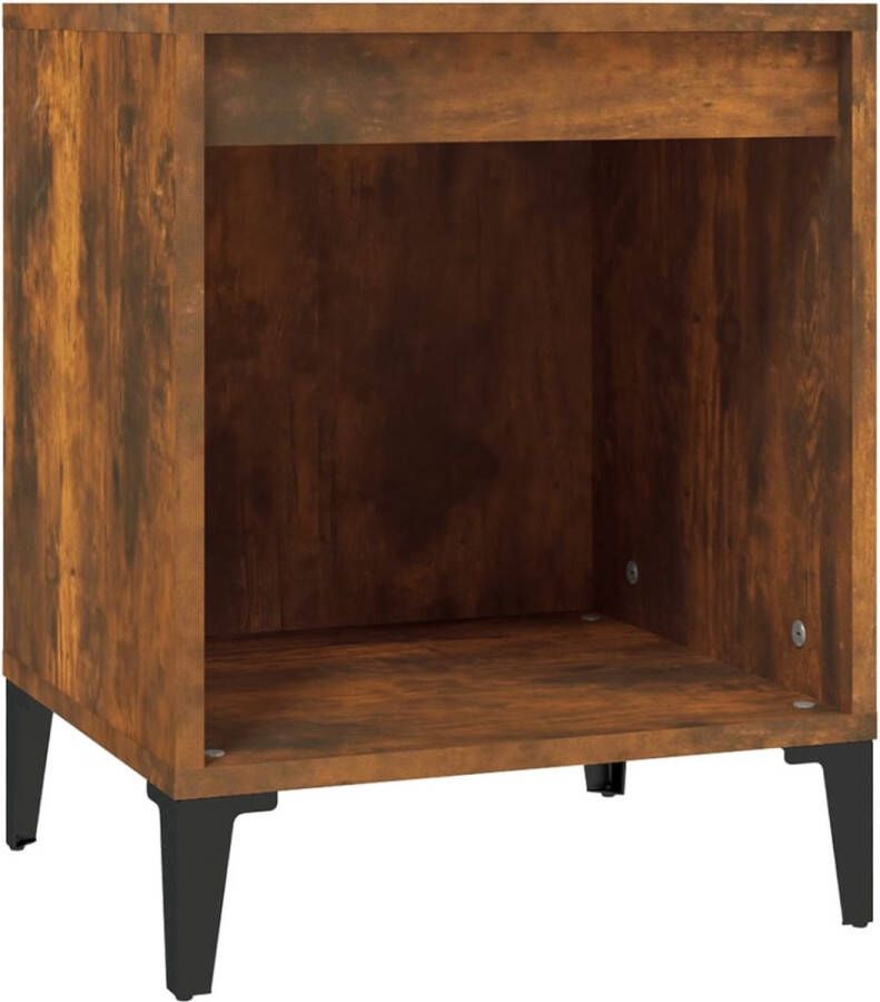 VidaXL -Nachtkastje-40x35x50-cm-gerookt-eikenkleurig - Foto 2