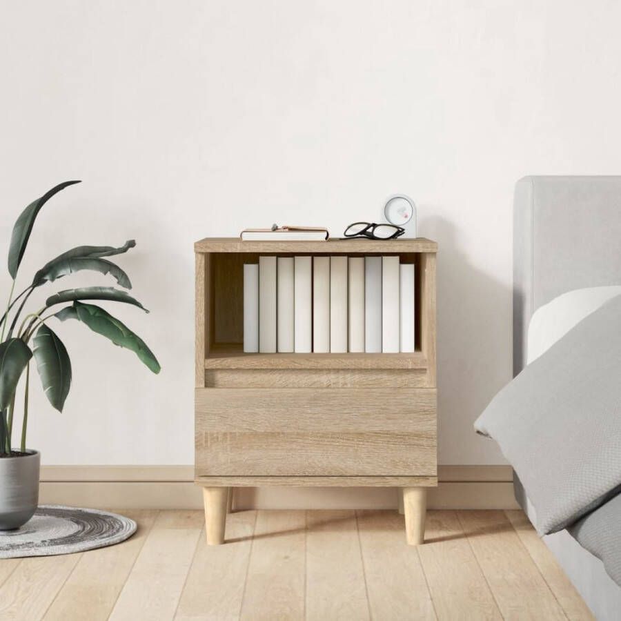 VidaXL -Nachtkastje-40x35x50-cm-sonoma-eikenkleurig