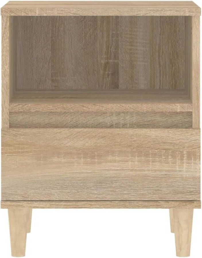 VidaXL -Nachtkastje-40x35x50-cm-sonoma-eikenkleurig - Foto 3