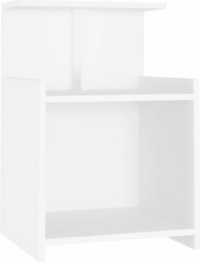 VidaXL -Nachtkastje-40x35x60-cm-bewerkt-hout-wit