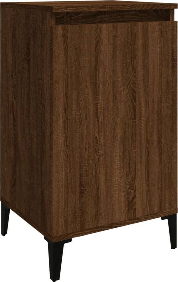 VidaXL -Nachtkastje-40x35x70-cm-bewerkt-hout-bruineikenkleurig - Foto 4