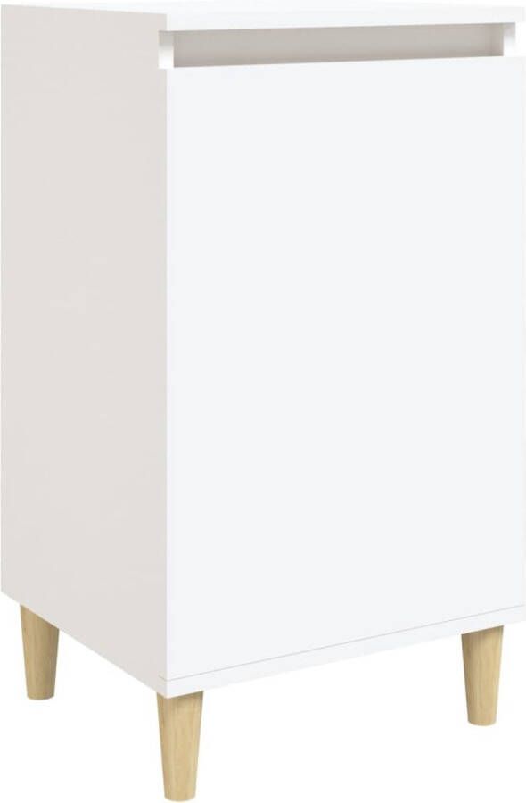 VidaXL -Nachtkastje-40x35x70-cm-bewerkt-hout-wit - Foto 4