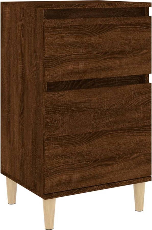 VidaXL -Nachtkastje-40x35x70-cm-bruineikenkleurig - Foto 2