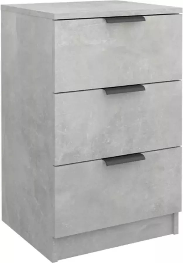 VidaXL -Nachtkastje-40x36x65-cm-betongrijs - Foto 3
