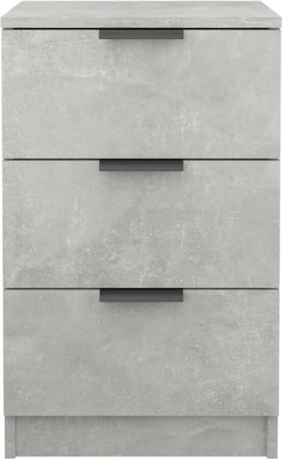 VidaXL -Nachtkastje-40x36x65-cm-betongrijs - Foto 2