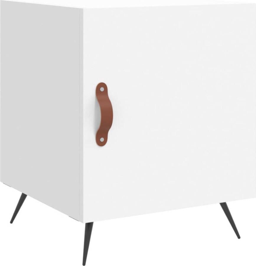 VidaXL -Nachtkastje-40x40x50-cm-bewerkt-hout-wit