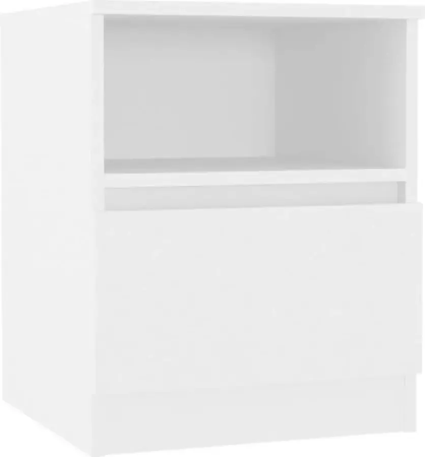 VidaXL -Nachtkastje-40x40x50-cm-bewerkt-hout-wit - Foto 3