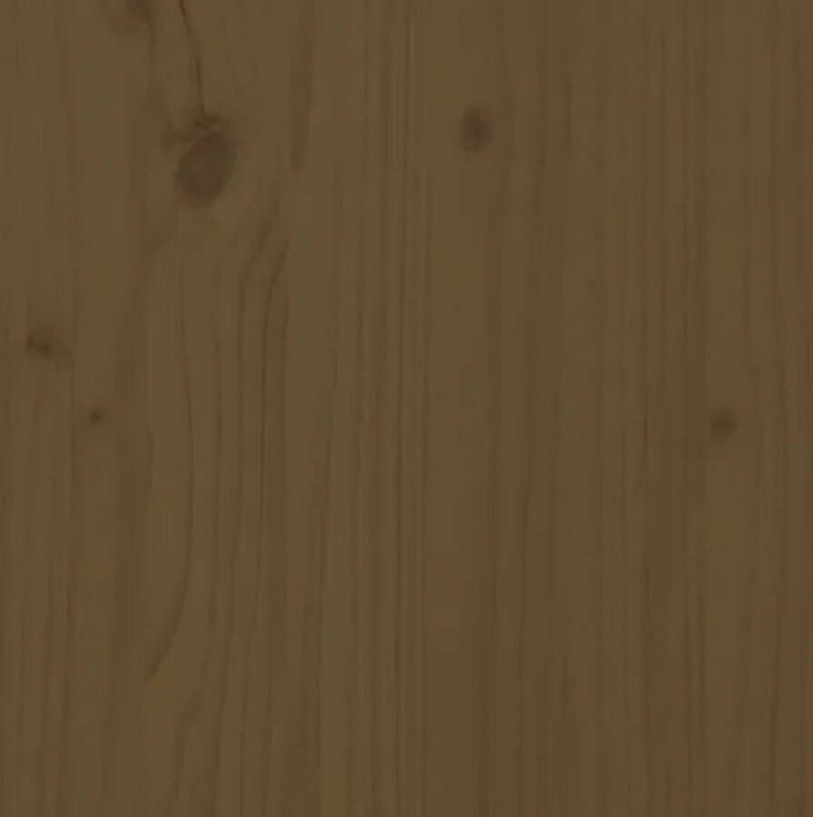 VidaXL ?? Nachtkastje 40x40x75 cm massief grenenhout honingbruin - Foto 2