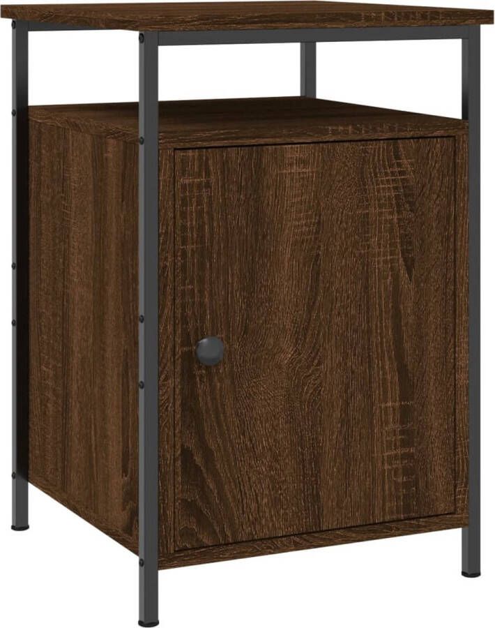 VidaXL -Nachtkastje-40x42x60-cm-bewerkt-hout-bruineikenkleurig