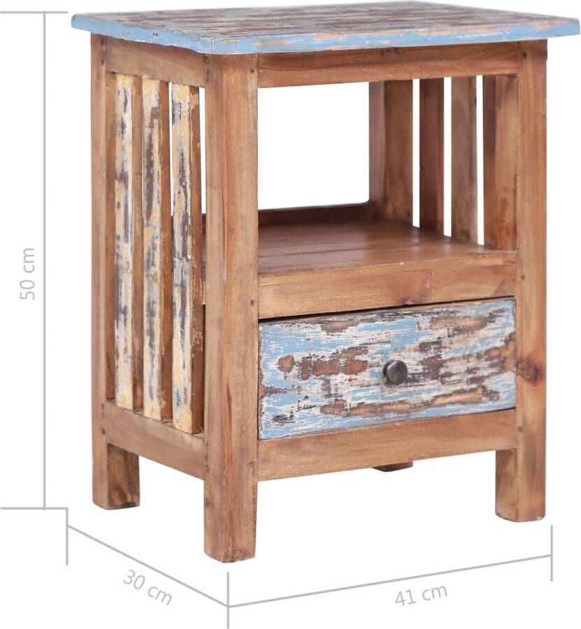 VidaXL -Nachtkastje-41x30x50-cm-massief-gerecycled-hout