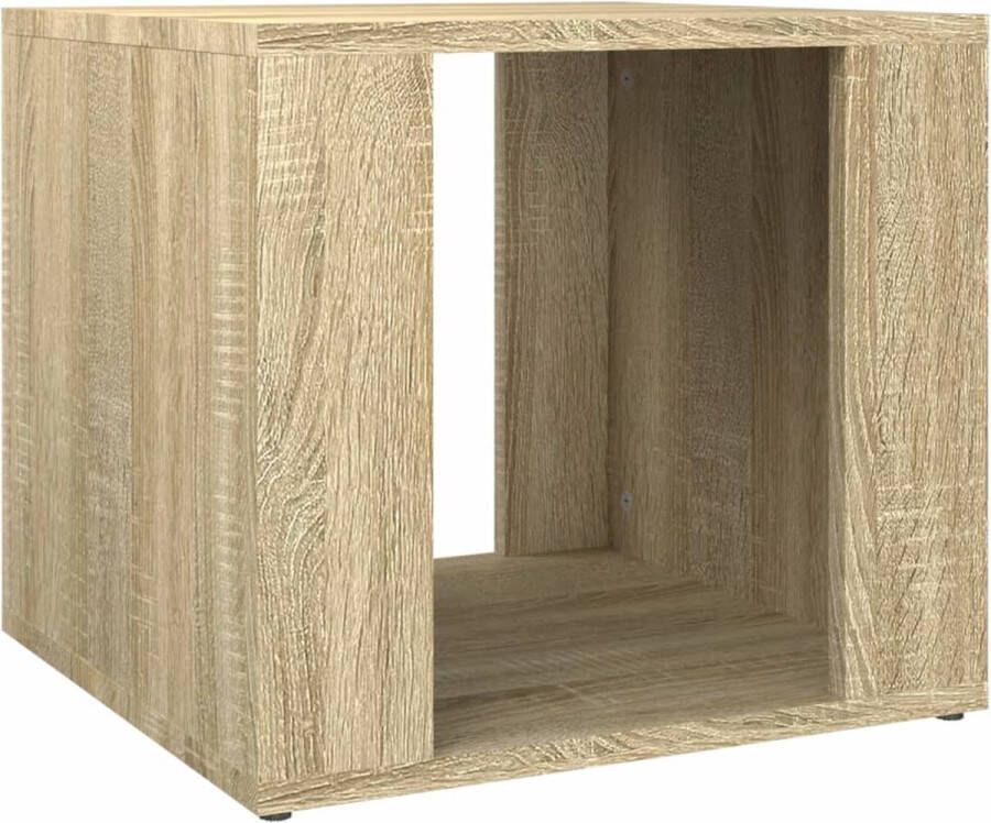 VidaXL -Nachtkastje-41x40x36-cm-bewerkt-hout-sonoma-eikenkleurig - Foto 3